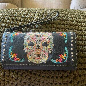 Montana West Sugar Skull Wallet